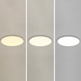 Led Ceiling Mount Fixture - Ultrathin & Simple Acrylic Flushmount Lighting In White / 39 Third Gear