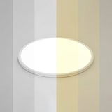 Led Ceiling Mount Fixture - Ultrathin & Simple Acrylic Flushmount Lighting In White / 23.5 Remote