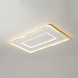 Ultra Thin Acrylic Flush Mount Ceiling Light - Simplicity White Led Lamp For Bedroom / 35.5 Third