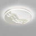 Modern Led Ceiling Light: Wavy Acrylic Flush Mount Lamp For Bedroom White / 16.5’