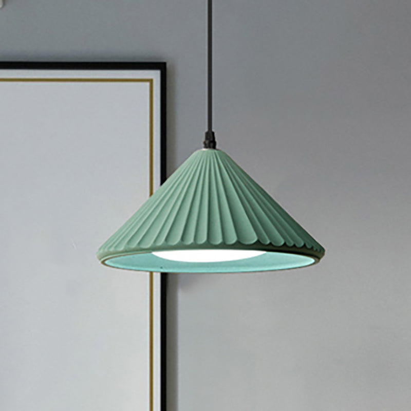 Modern Cement Cone Pendant Lamp - Stylish Light Fixture For Office Kitchen