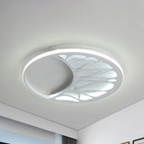 Abstract Pattern Led Ceiling Light For Modern Bathroom Decor