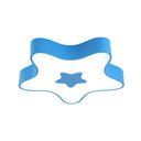 Cartoon Led Acrylic Star Flush Ceiling Light For Children’s Bedroom Blue / 11’