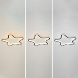 Kids Cartoon Star Led Ceiling Light Creative Aluminum Flush Mount For Childrens Bedroom - Ultrathin