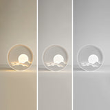 Modern Led Ceiling Light - Stylish Metal Flush Mount For Living Room White Shade / 19.5 Third Gear