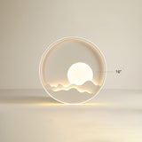 Modern Led Ceiling Light - Stylish Metal Flush Mount For Living Room White Shade / 16 Warm