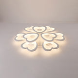 Simplicity Acrylic White Led Ceiling Flush Mount Light For Living Room 9 /