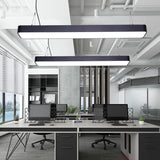 Rectangle Metal Led Pendant Light With Acrylic Diffuser For Office