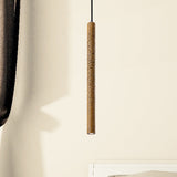 Nordic Cement Tube Pendant Light 1 Yellow/Blue/Green Hangs 12 Or 21.5H Yellow / 21.5