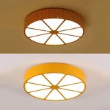 Lively Lemon-Shaped Acrylic Ceiling Mount Light: Ideal For Teens