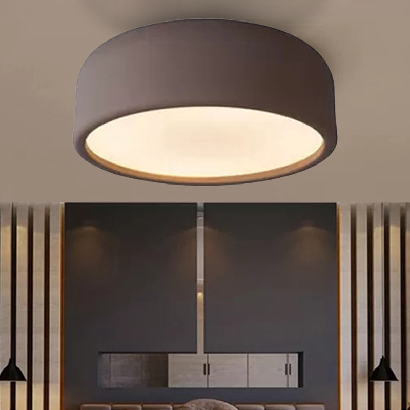 Nordic Led Ceiling Light For Kids Bedroom With Acrylic Dome Shade