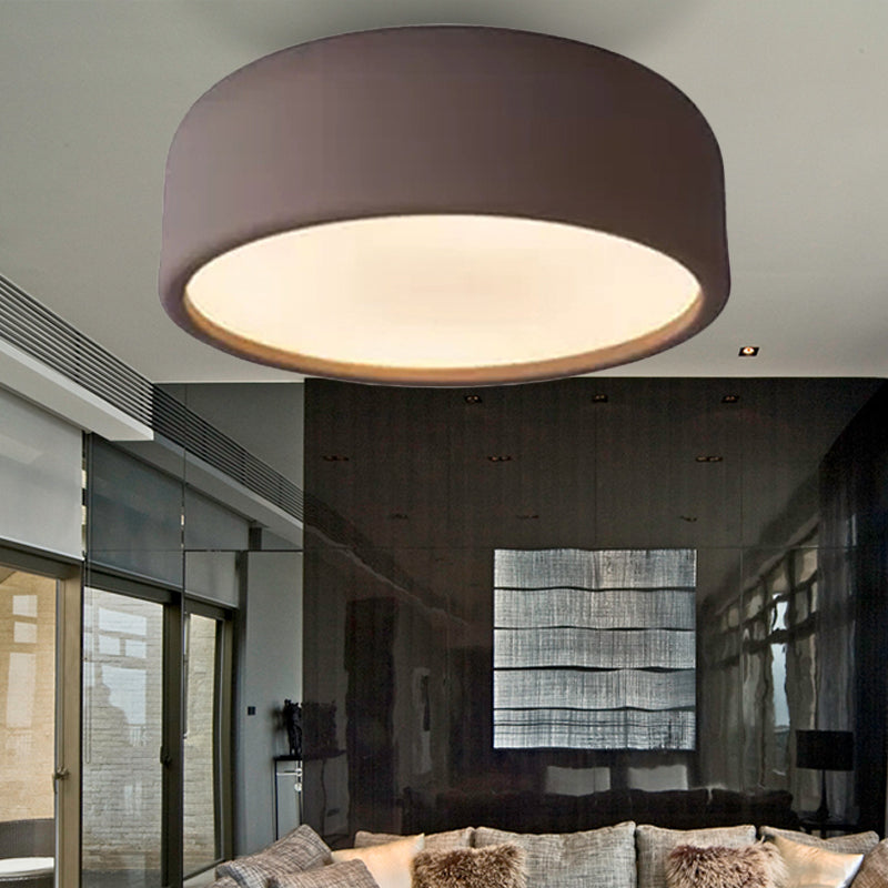 Nordic Led Ceiling Light For Kids Bedroom With Acrylic Dome Shade