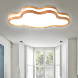 Nordic Style Acrylic White Led Ceiling Lamp For Kids Bedroom - Sky Mount Light