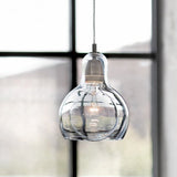 Contemporary Gourd Glass Pendant Light Fixture For Lounge