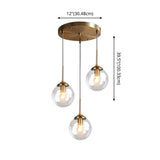 Modern Minimalist Glass Sphere Pendant Light Fixture For Indoor Ceiling