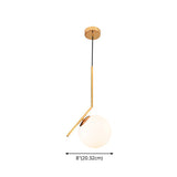 Mid Century Modern Glass Pendant Light Fixture - Stylish & Serene Bedroom Illumination