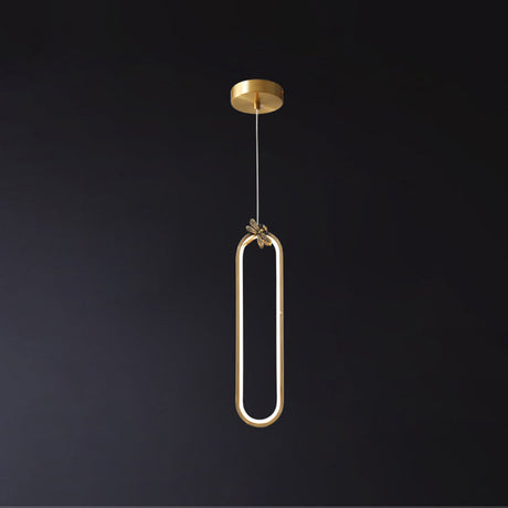 Modern Bronze Led Small Pendant Light With Creative Ceiling Design / Dragonfly