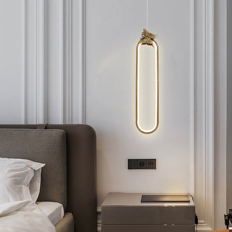 Modern Bronze Led Small Pendant Light With Creative Ceiling Design