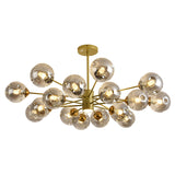 Modern Glass Bubble Chandelier Pendant Lights For Bedroom