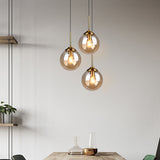 Modern Minimalist Hanging Lamp - Globe Glass Shade Pendant Light