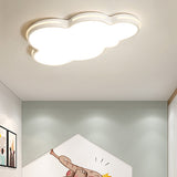 Nordic Metallic Flush Ceiling Light Cloud Design - 1-Light Flush-Mount Fixture