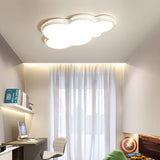 Nordic Metallic Flush Ceiling Light Cloud Design - 1-Light Flush-Mount Fixture