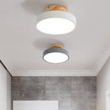 Minimalist Round Flush Mount Ceiling Light - Acrylic Chandelier For Bedroom