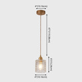 Modern Brass Bedside Pendant Lamp With Clear Glass Shade - Single-Bulb Pendulum Light