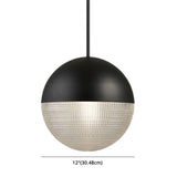 Modern Hemispherical Glass Pendant Light With Frosted Metal Lamp Body - Ideal For Aisles And Bars
