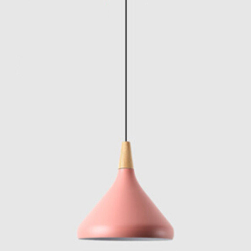 Simplicity Pendant Light: Nordic Macaroon Aluminum Lampshade | Multi Color Options Ideal 1-Light