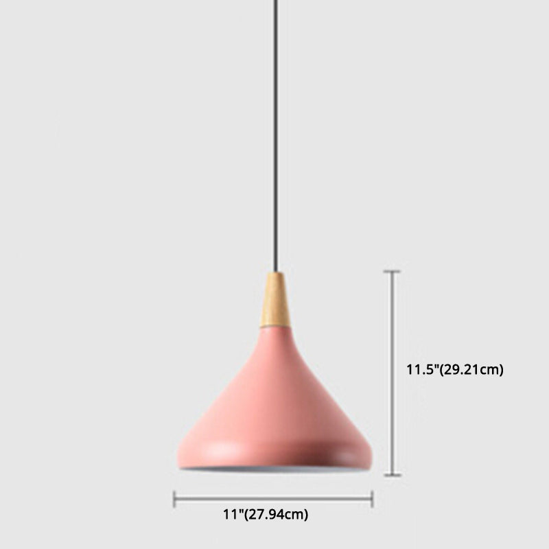 Simplicity Pendant Light: Nordic Macaroon Aluminum Lampshade | Multi Color Options Ideal 1-Light