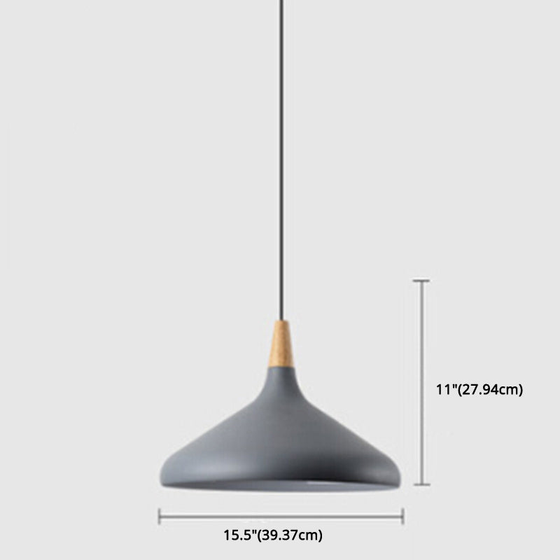 Simplicity Pendant Light: Nordic Macaroon Aluminum Lampshade | Multi Color Options Ideal 1-Light