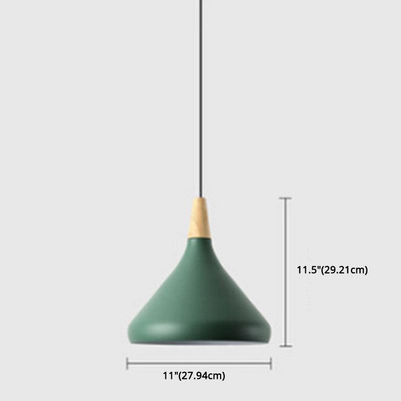 Simplicity Pendant Light: Nordic Macaroon Aluminum Lampshade | Multi Color Options Ideal 1-Light