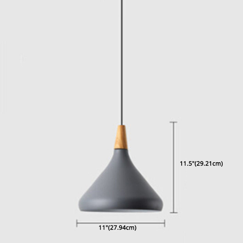Simplicity Pendant Light: Nordic Macaroon Aluminum Lampshade | Multi Color Options Ideal 1-Light