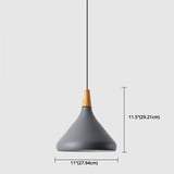 Simplicity Pendant Light: Nordic Macaroon Aluminum Lampshade | Multi Color Options Ideal 1-Light