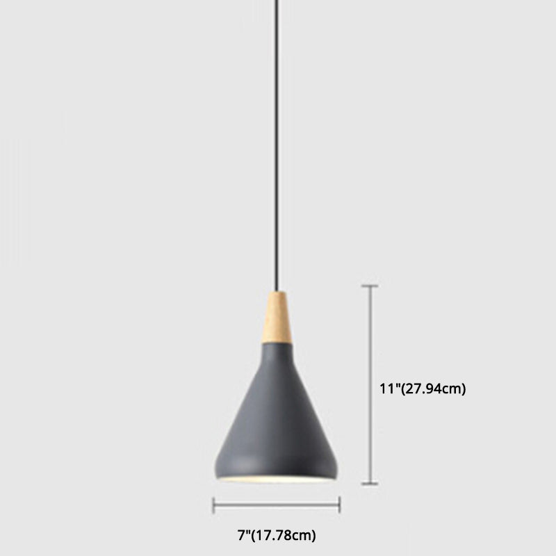 Simplicity Pendant Light: Nordic Macaroon Aluminum Lampshade | Multi Color Options Ideal 1-Light