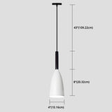 Macaroon Metal Goblet Pendant Lamp For Dining Room - Single Light Downlighting Fixture