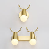 Antler Vanity Wall Light - Creative And Simple Copper Design