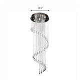 Modern Stainless-Steel Flush Mount Ceiling Light Fixture With 5 Bulbs