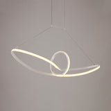 Minimalist Led Acrylic Chandelier: White Knot Ceiling Pendant Lamp