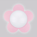 Sleek Acrylic Led Ceiling Mount Light For Kindergarten Rooms - Modern & Simple Lamp Pink