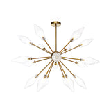 Vintage Diamond Hanging Chandelier Light - Amber/Clear Glass 9/12/15 Heads Adjustable Rod Restaurant