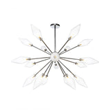 Industrial Amber/Clear Pendant Chandelier Lamp With Diamond Glass Shade - 9/12/15-Light For Living