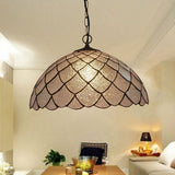 Black Baroque Ceiling Light With Silver Textured Glass Pendant