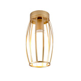 Nordic Metal Ceiling Mount Lamp | Oval Flush Light 1 Corridor Lighting -