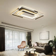 35.5’/43’ Rectangular Flush Mount Ceiling Light For Modern & Unique Bedroom - Warm/White