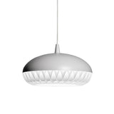 Modern Metal Dome Pendant Light For Restaurants - 1 Bulb White/Black Down Lighting