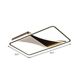 Ultra Thin Flush Metallic Led Ceiling Light - Warm/White Various Sizes Available
