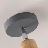 Sleek Metal Diamond Semi-Flush Mount Light Gray/White/Green Macaron Design 1 Ceiling Fixture For
