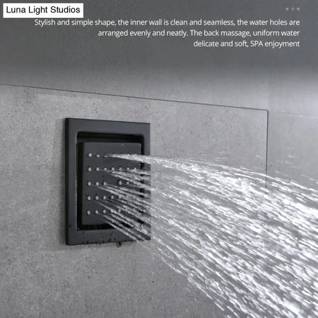 4 Inch Shower Body Nozzle Side Spray Massage Large Body Jet Bathroom Accessories shower Faucet